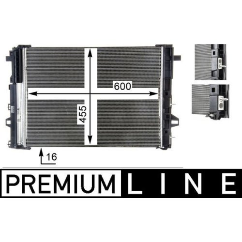 MAHLE Kondensator, Klimaanlage BEHR *** PREMIUM LINE ***