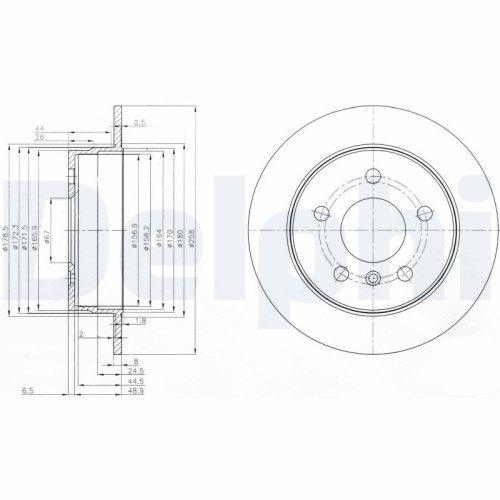 DELPHI Bremsscheibe