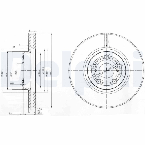 DELPHI Bremsscheibe