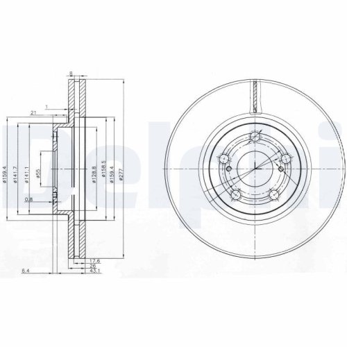 DELPHI Bremsscheibe