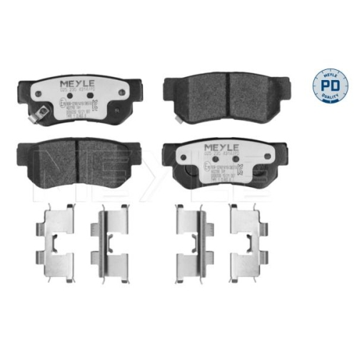 MEYLE Bremsbelagsatz, Scheibenbremse MEYLE-PD: Advanced performance and design.