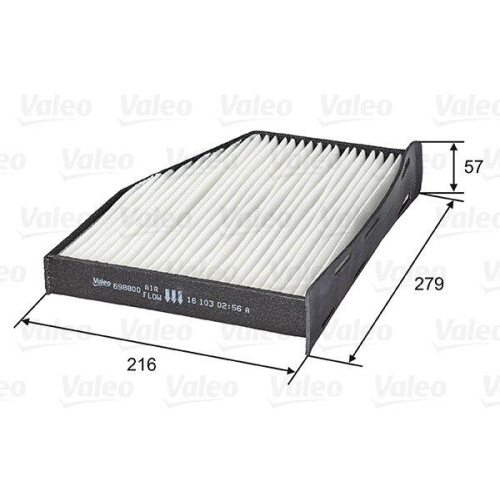 VALEO Filter, Innenraumluft VALEO ESSENTIAL