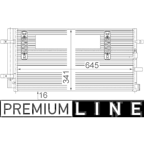 MAHLE Kondensator, Klimaanlage BEHR *** PREMIUM LINE ***