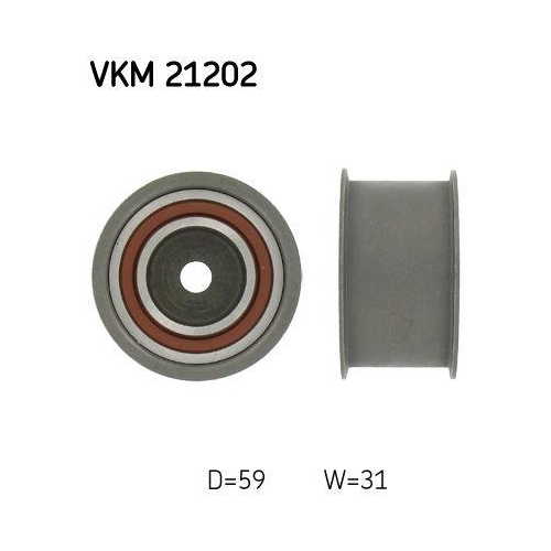 SKF Umlenk-/F&uuml;hrungsrolle, Zahnriemen