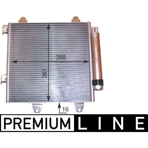 MAHLE Kondensator, Klimaanlage BEHR *** PREMIUM LINE ***