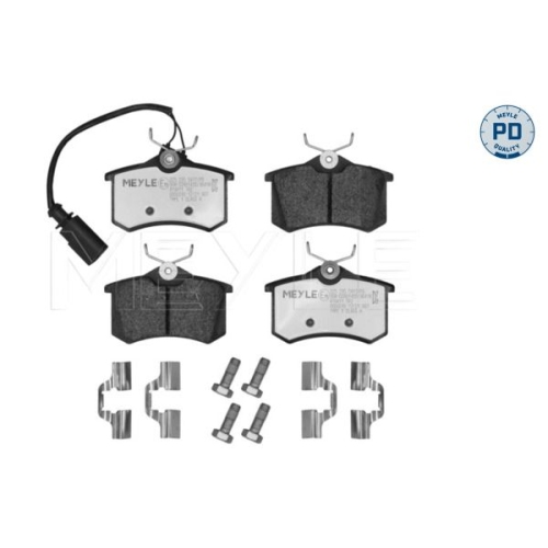 MEYLE Bremsbelagsatz, Scheibenbremse MEYLE-PD: Advanced performance and design.