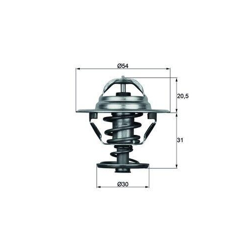 MAHLE Thermostat, Kühlmittel BEHR