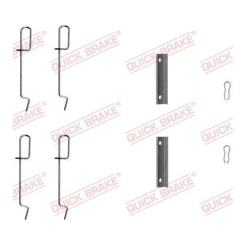 QUICK BRAKE Zubehörsatz, Scheibenbremsbelag