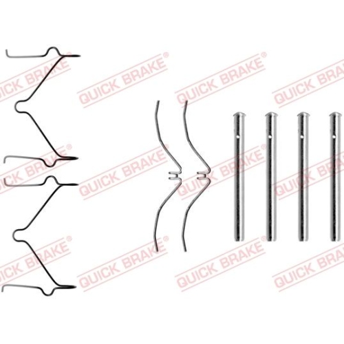 QUICK BRAKE Zubehörsatz, Scheibenbremsbelag