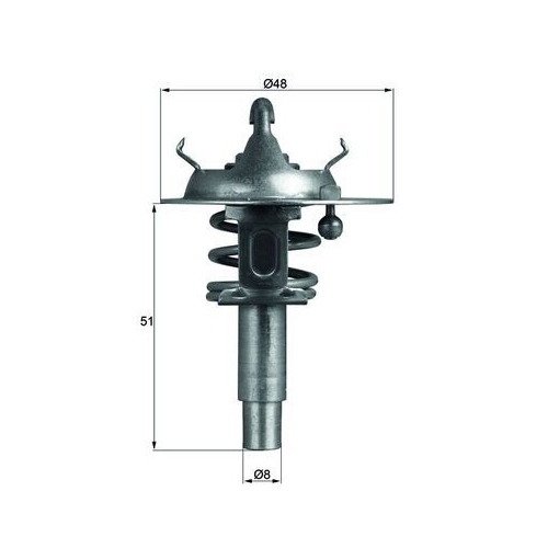 MAHLE Thermostat, Kühlmittel BEHR