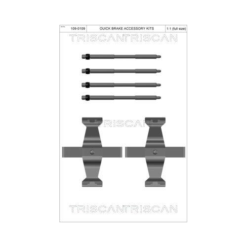 TRISCAN Zubeh&ouml;rsatz, Scheibenbremsbelag