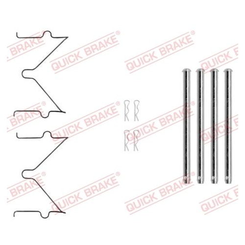 QUICK BRAKE Zubehörsatz, Scheibenbremsbelag