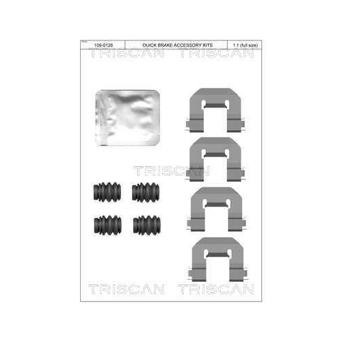 TRISCAN Zubeh&ouml;rsatz, Scheibenbremsbelag