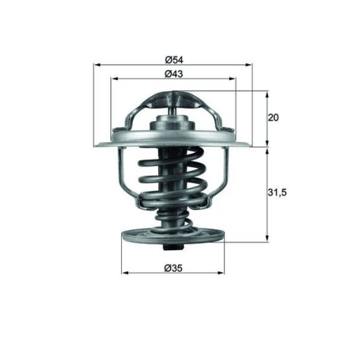 MAHLE Thermostat, Kühlmittel BEHR