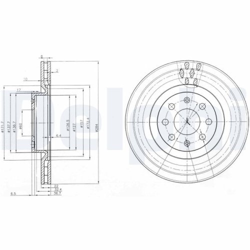 DELPHI Bremsscheibe