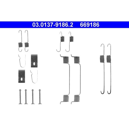 ATE Zubehörsatz, Bremsbacken
