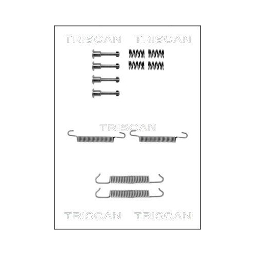 TRISCAN Zubehörsatz, Feststellbremsbacken