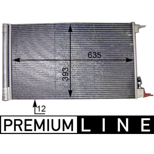 MAHLE Kondensator, Klimaanlage BEHR *** PREMIUM LINE ***