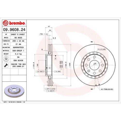 BREMBO Bremsscheibe PRIME LINE