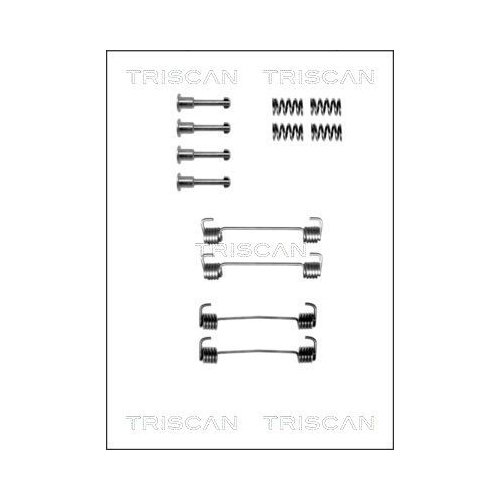 TRISCAN Zubehörsatz, Feststellbremsbacken
