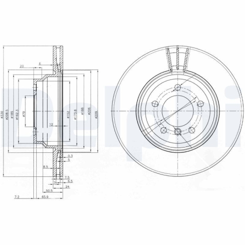 DELPHI Bremsscheibe