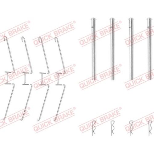 QUICK BRAKE Zubehörsatz, Scheibenbremsbelag