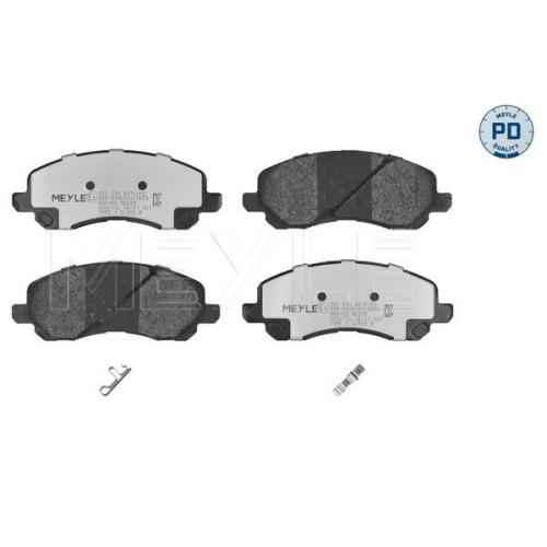 MEYLE Bremsbelagsatz, Scheibenbremse MEYLE-PD: Advanced performance and design.