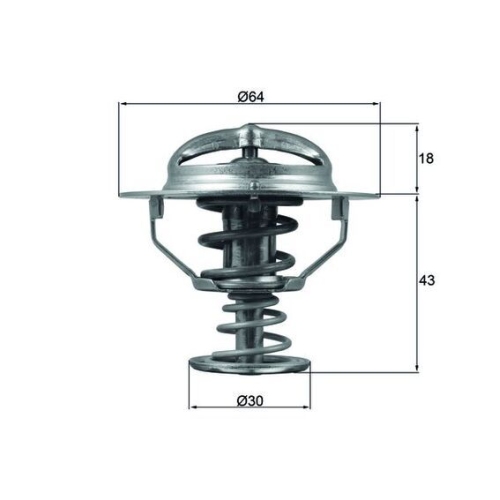 MAHLE Thermostat, Kühlmittel BEHR