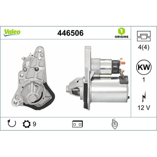 VALEO Starter VALEO ORIGINS NEW OE TECHNOLOGIE