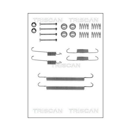 TRISCAN Zubehörsatz, Bremsbacken
