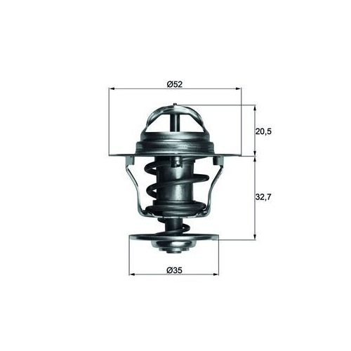 MAHLE Thermostat, Kühlmittel BEHR