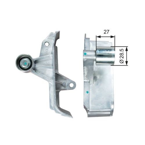 GATES Umlenk-/Führungsrolle, Zahnriemen PowerGrip™