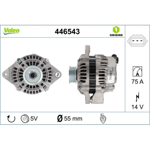 VALEO Generator VALEO ORIGINS NEW OE TECHNOLOGIE