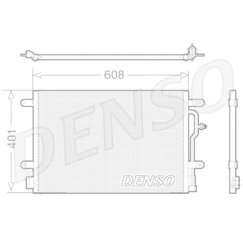 DENSO Kondensator, Klimaanlage