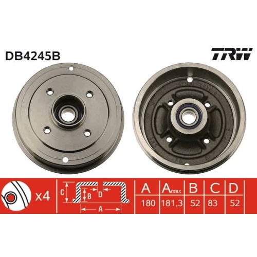 TRW Bremstrommel