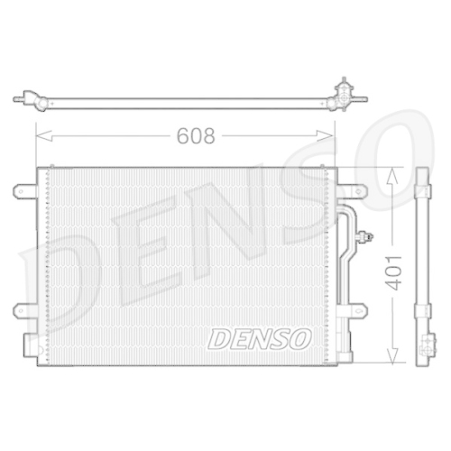 DENSO Kondensator, Klimaanlage