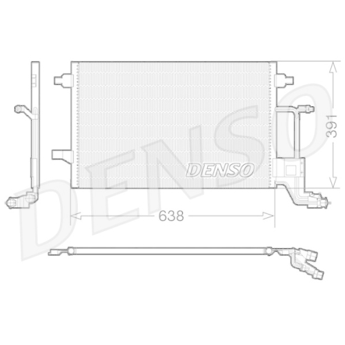 DENSO Kondensator, Klimaanlage