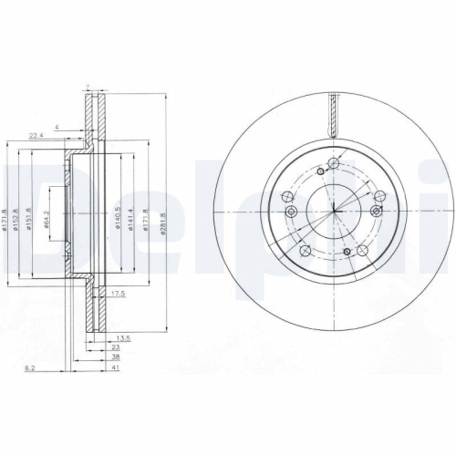 DELPHI Bremsscheibe