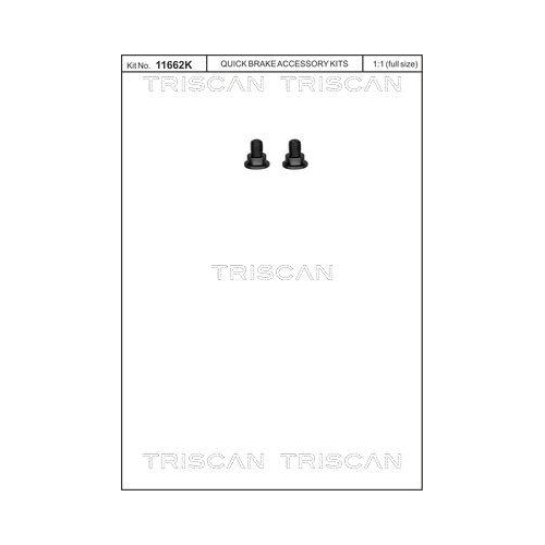 TRISCAN Schraubensatz, Bremsscheibe