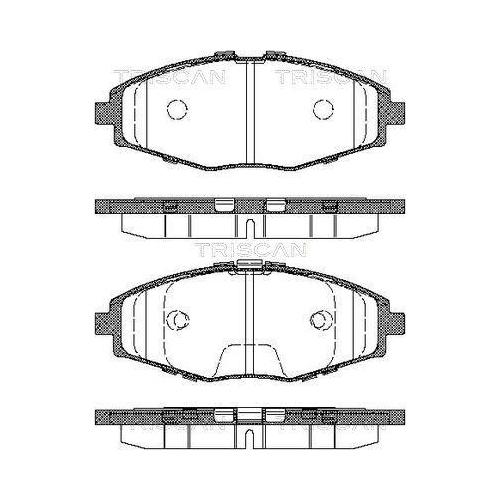 TRISCAN Bremsbelagsatz, Scheibenbremse