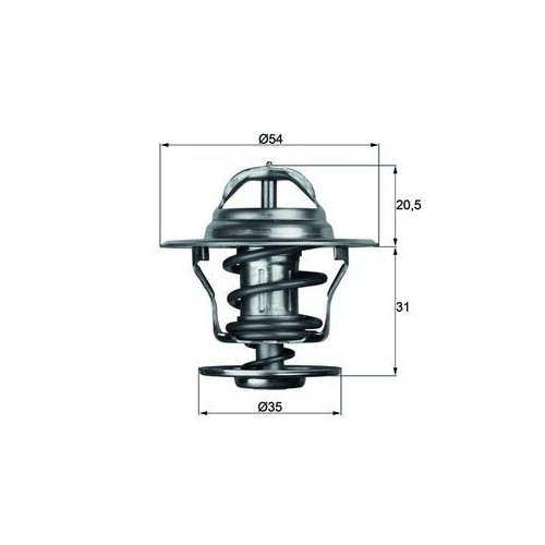 MAHLE Thermostat, Kühlmittel BEHR