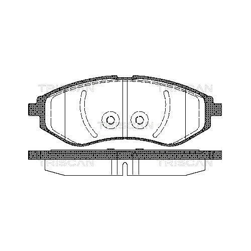 TRISCAN Bremsbelagsatz, Scheibenbremse