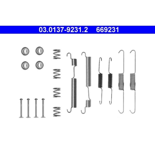 ATE Zubehörsatz, Bremsbacken