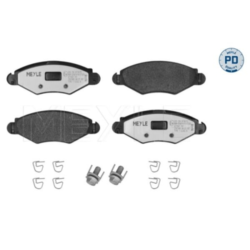 MEYLE Bremsbelagsatz, Scheibenbremse MEYLE-PD: Advanced performance and design.