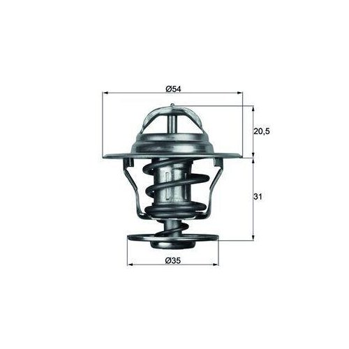 MAHLE Thermostat, Kühlmittel BEHR