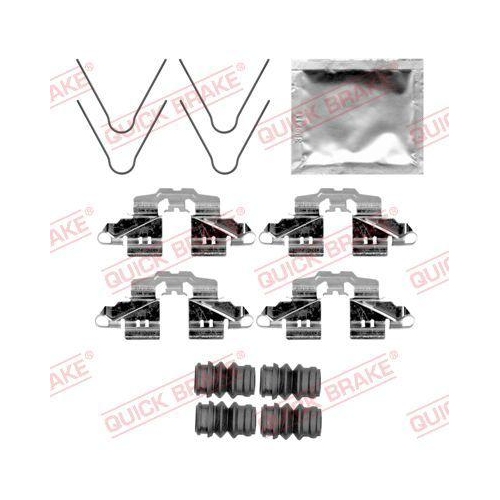 QUICK BRAKE Zubeh&ouml;rsatz, Scheibenbremsbelag