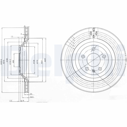 DELPHI Bremsscheibe