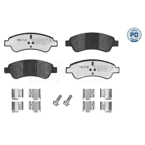 MEYLE Bremsbelagsatz, Scheibenbremse MEYLE-PD: Advanced performance and design.