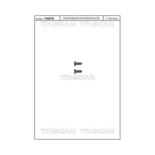 TRISCAN Schraubensatz, Bremsscheibe