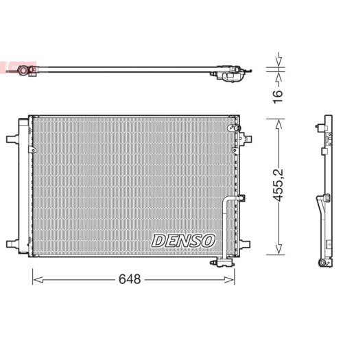 DENSO Kondensator, Klimaanlage